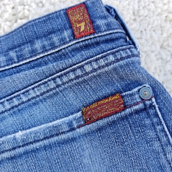 7 FOR ALL MANKIND Women's bootcut jeans sz 31 - Picture 6 of 8